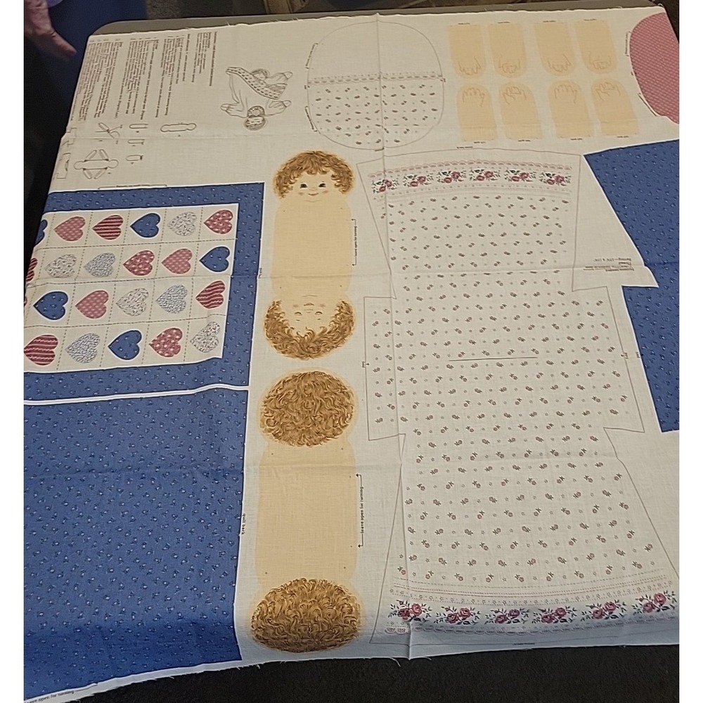 Cranston Cut And Sew Doll Reversible Happy/Sleepy‎ Baby Once Upon A Time